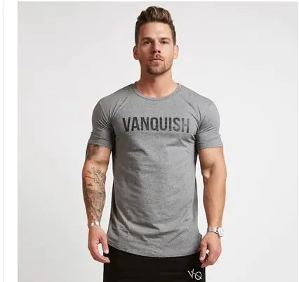 Men's Elastic Cotton Fitness Tee