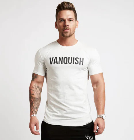 Men's Elastic Cotton Fitness Tee