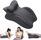 Multi-Positional Memory Foam Wedge Pillow with Removable Cover – Ergonomic Prone Body Pillow for Pain Relief