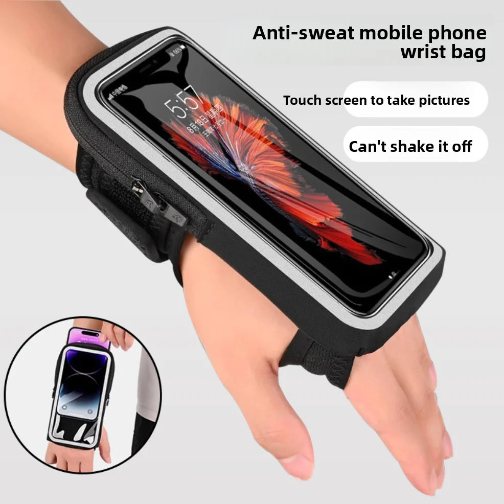 Unisex Running Wrist Phone Bag for 7-Inch Phones – Sports Arm Band Outdoor Gear
