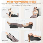 Multi-Positional Memory Foam Wedge Pillow with Removable Cover – Ergonomic Prone Body Pillow for Pain Relief