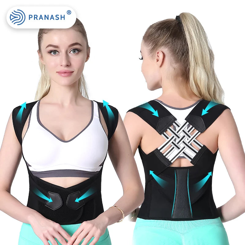 Adjustable Back Posture Corrector Belt  – Prevent Slouching, Relieve Pain, Improve Posture