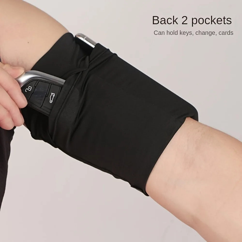 Mobile Phone Armband Sleeve with Stripes – Ideal for Running, Hiking & Outdoor Sports