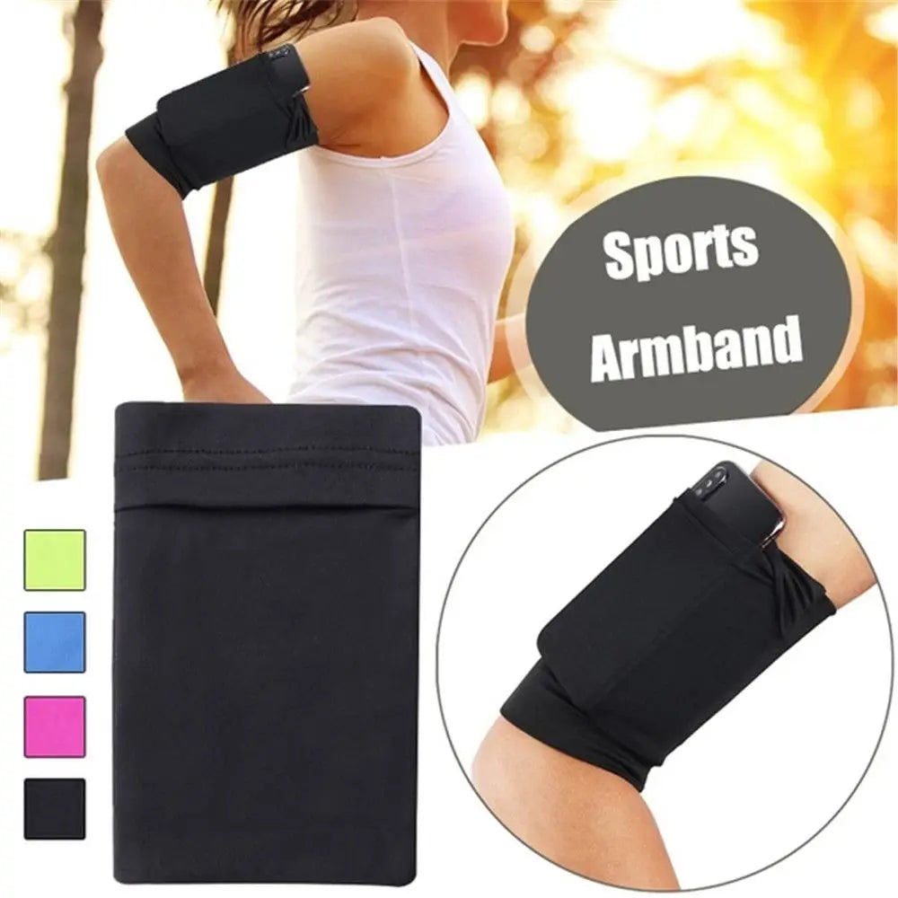 Arm Set Handbag Armband Breathable Elastic Outdoor Running Wrist Phone Bag Mobile Phone Arm Bag Arm Band Cellphone Holder Pouch