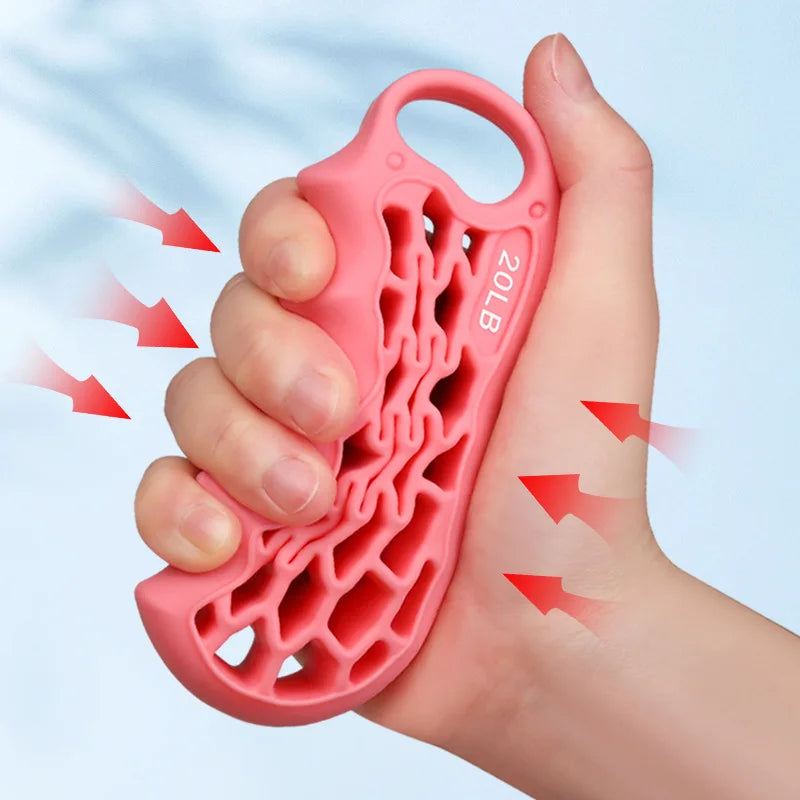Silicone Grip Trainer Strengthener – Ergonomic Hand, Wrist & Forearm Exercise Tool for Strength Building