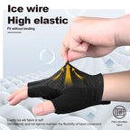 Half Finger Gloves for Men & Women – Anti-slip, Anti-sweat, Breathable, Anti-shock Sports Gloves for Bike, Running, Fitness