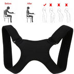 Unisex Adjustable Nylon & Polyester Body Brace Belt – Soft Posture Corrector Lumbar Support, Comfortable and Durable