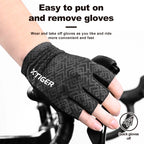 Half Finger Gloves for Men & Women – Anti-slip, Anti-sweat, Breathable, Anti-shock Sports Gloves for Bike, Running, Fitness