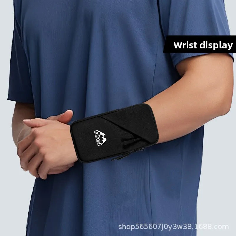 Multifunctional Running Phone Arm Bag – Small Slanted Hanging Outdoor Sports & Fitness Carrier