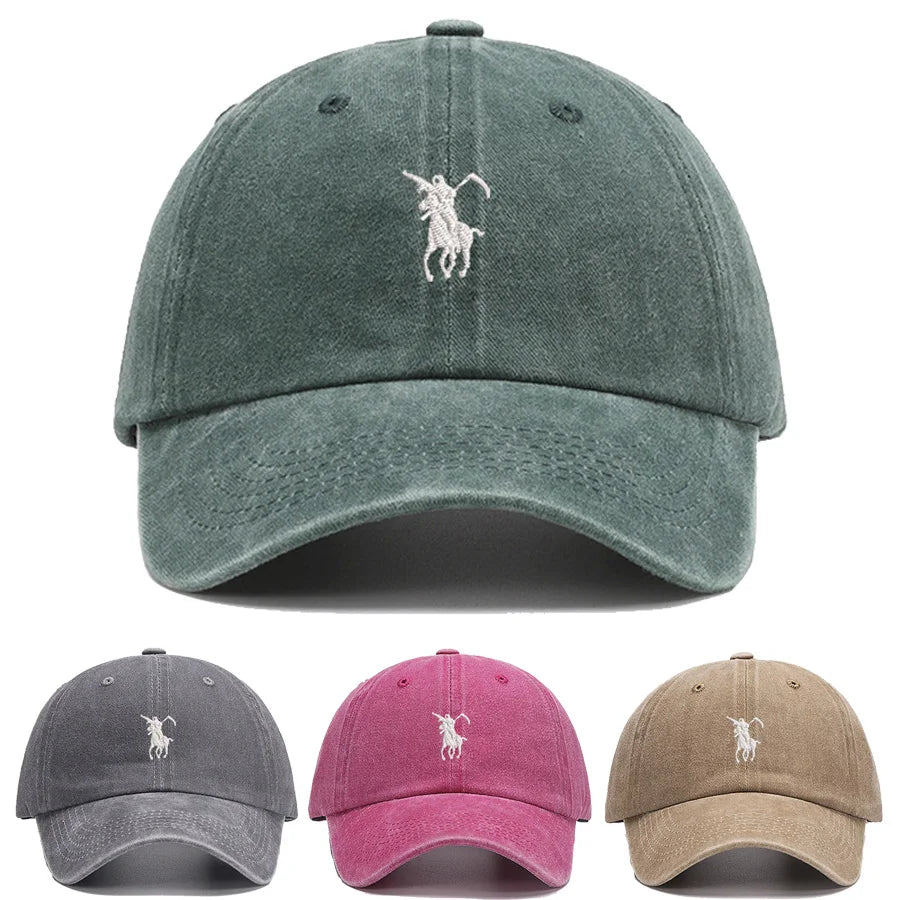 Grim Reaper Embroidery Japan Baseball Cap – Soft Washed Cotton Adjustable Dad Hat