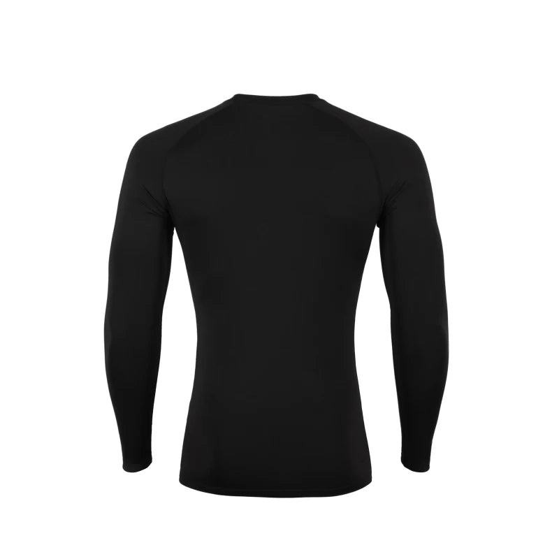 KELME Men's Compression Running T-Shirt Long Sleeve – Workout Fitness Shirt
