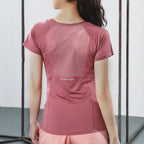Ultra Stretch Yoga T-Shirt – Breathable Quick Dry Short Sleeve Workout Top