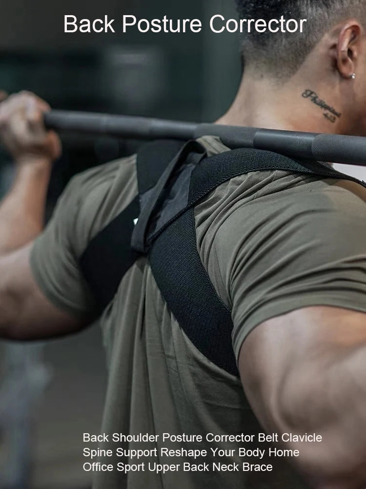 Back Posture Correction Belt for Men & Women – Hunchback Corrector, Shoulder Support, Fitness Training, and Straight Back Brace