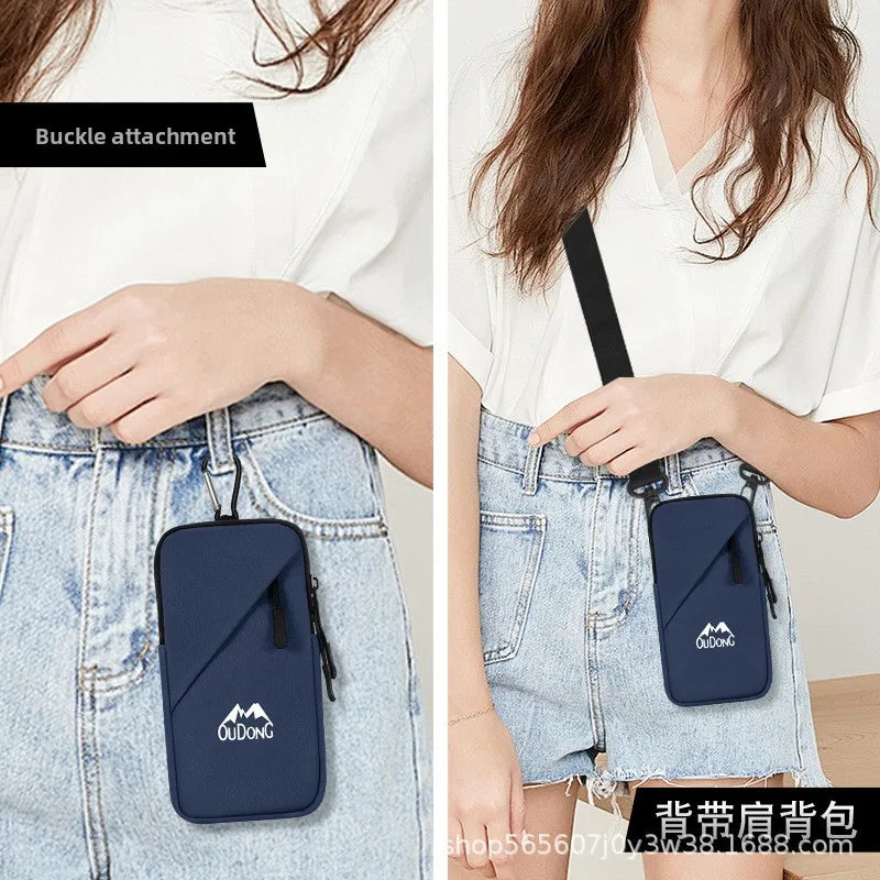 Multifunctional Running Phone Arm Bag – Small Slanted Hanging Outdoor Sports & Fitness Carrier