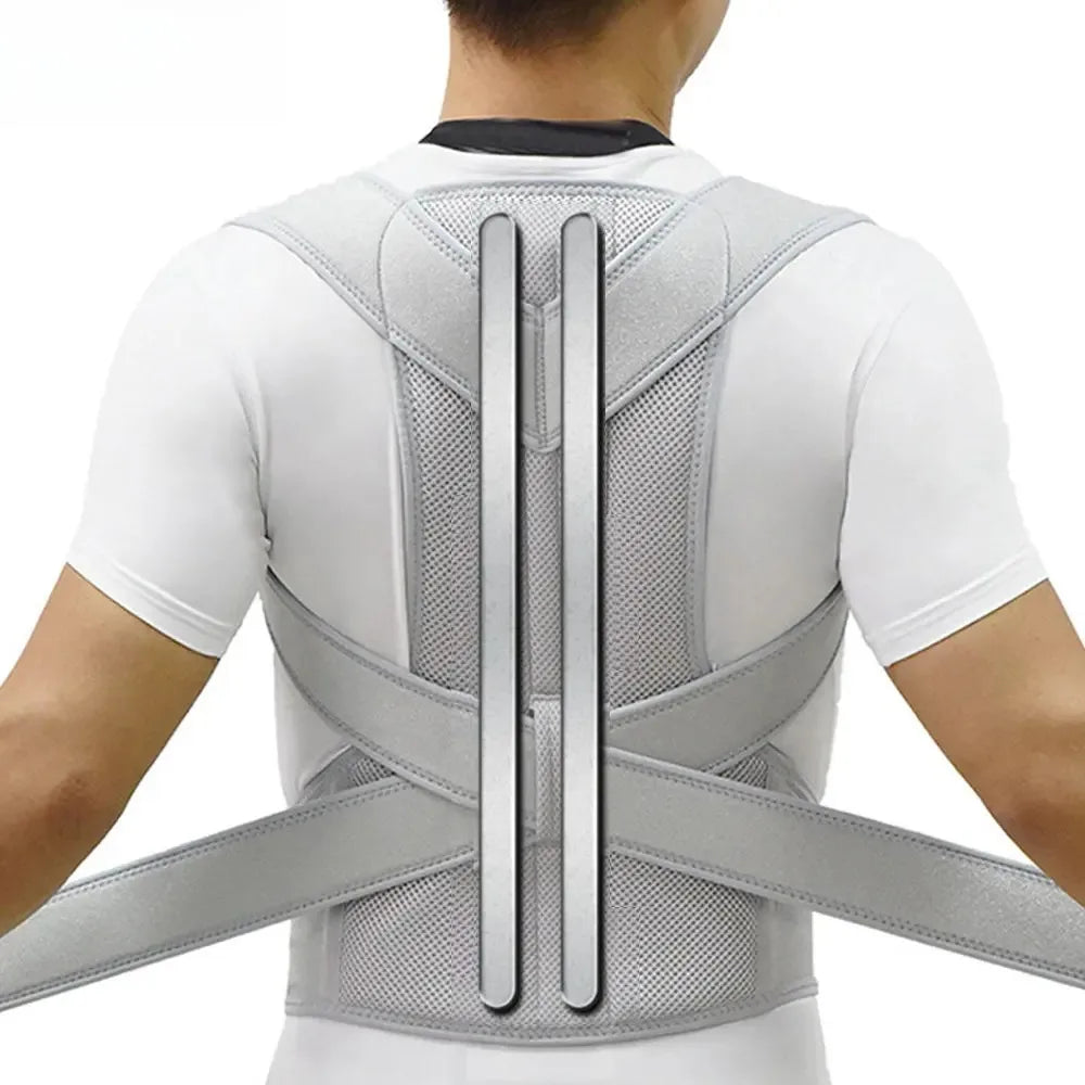 Upper Back Posture Corrector Clavicle Support Brace Strap for Straightening Shoulders and Improving Posture