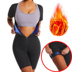 YBFDO Women’s High Compression Bodysuit Shapewear – Sauna Sweat Fitness Girdle for Belly Slimming, Weight Loss, and Body Shaping