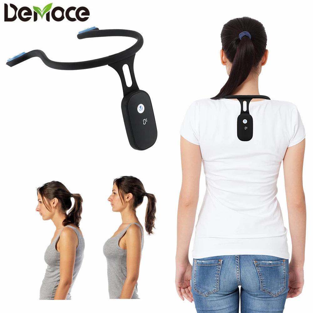 Smart Posture Corrector Device – Real-Time Posture Training & Scientific Back Support – Corrects Neck Hump & Improves Health