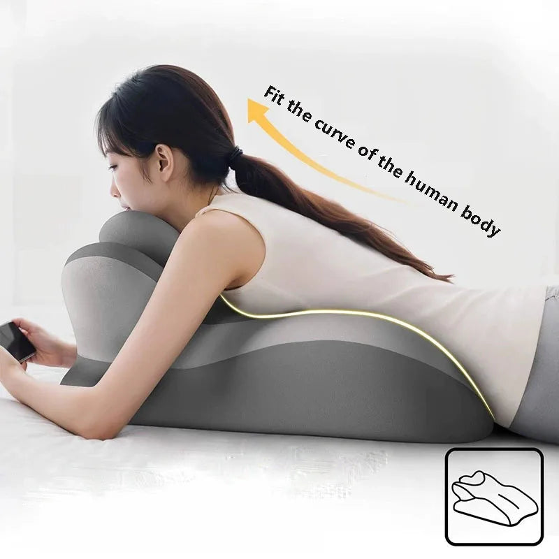 Memory Foam Wedge Pillow for Neck & Back Pain Relief – Ergonomic Support for Sleeping – Comfort & Body Relaxation