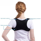Unisex Adjustable Nylon & Polyester Body Brace Belt – Soft Posture Corrector Lumbar Support, Comfortable and Durable