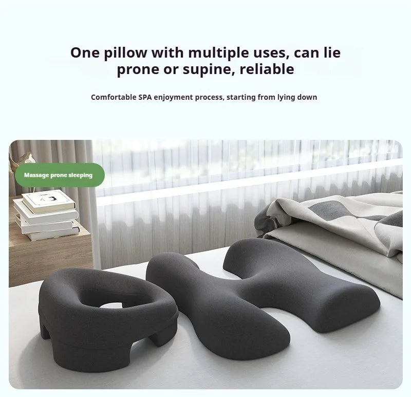 Professional Facial Pillow with Breathing Hole – Ergonomic Face Cradle