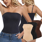 Women’s Strapless Seamless Bodysuit Shapewear – Compression Waist Trainer, Push-Up Butt Lifter