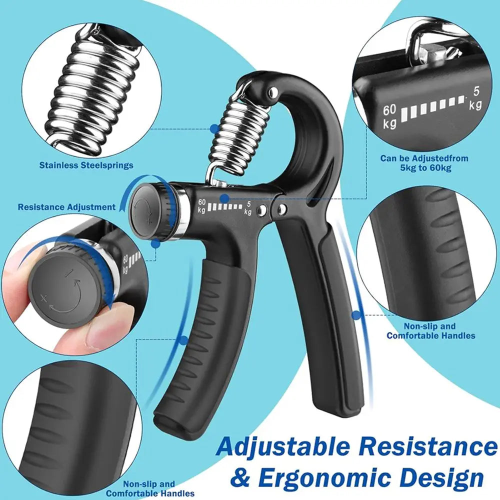 Grip Strength Trainer - Wrist & Forearm Strengthener Hand Gripper