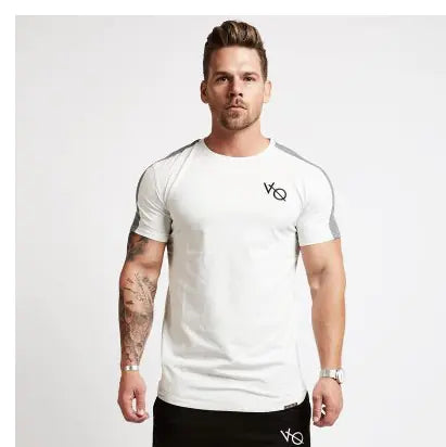 Men's Elastic Cotton Fitness Tee