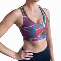 Jungle Sports Bra - Crossed Back