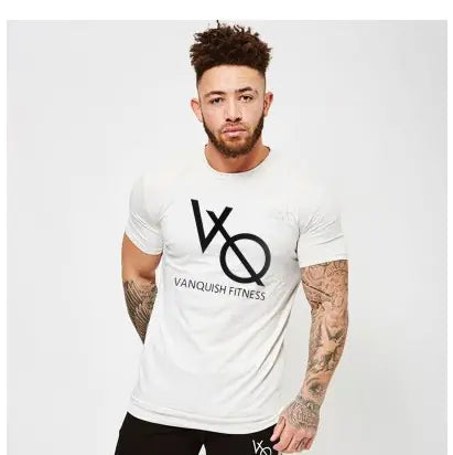 Men's Elastic Cotton Fitness Tee