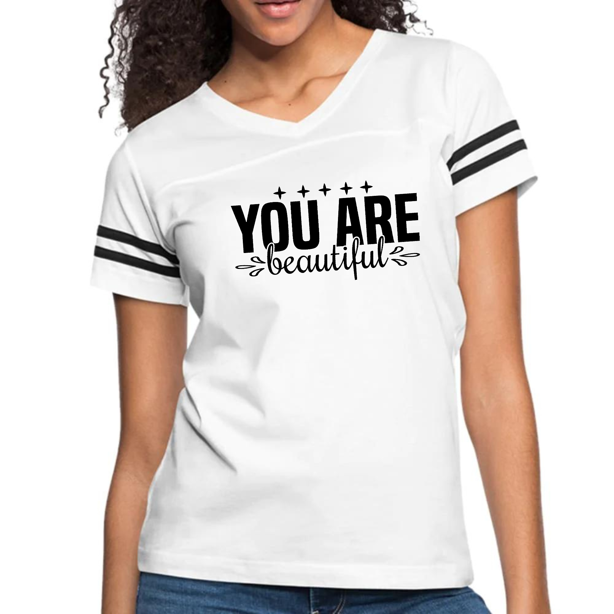 Womens Vintage Sport Graphic T-shirt - Inspiration