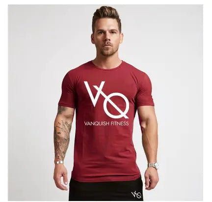 Men's Elastic Cotton Fitness Tee
